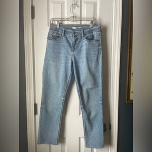 Old Navy Women's Light Blue Straight Leg Jeans